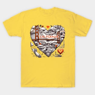 I love you California T-Shirt